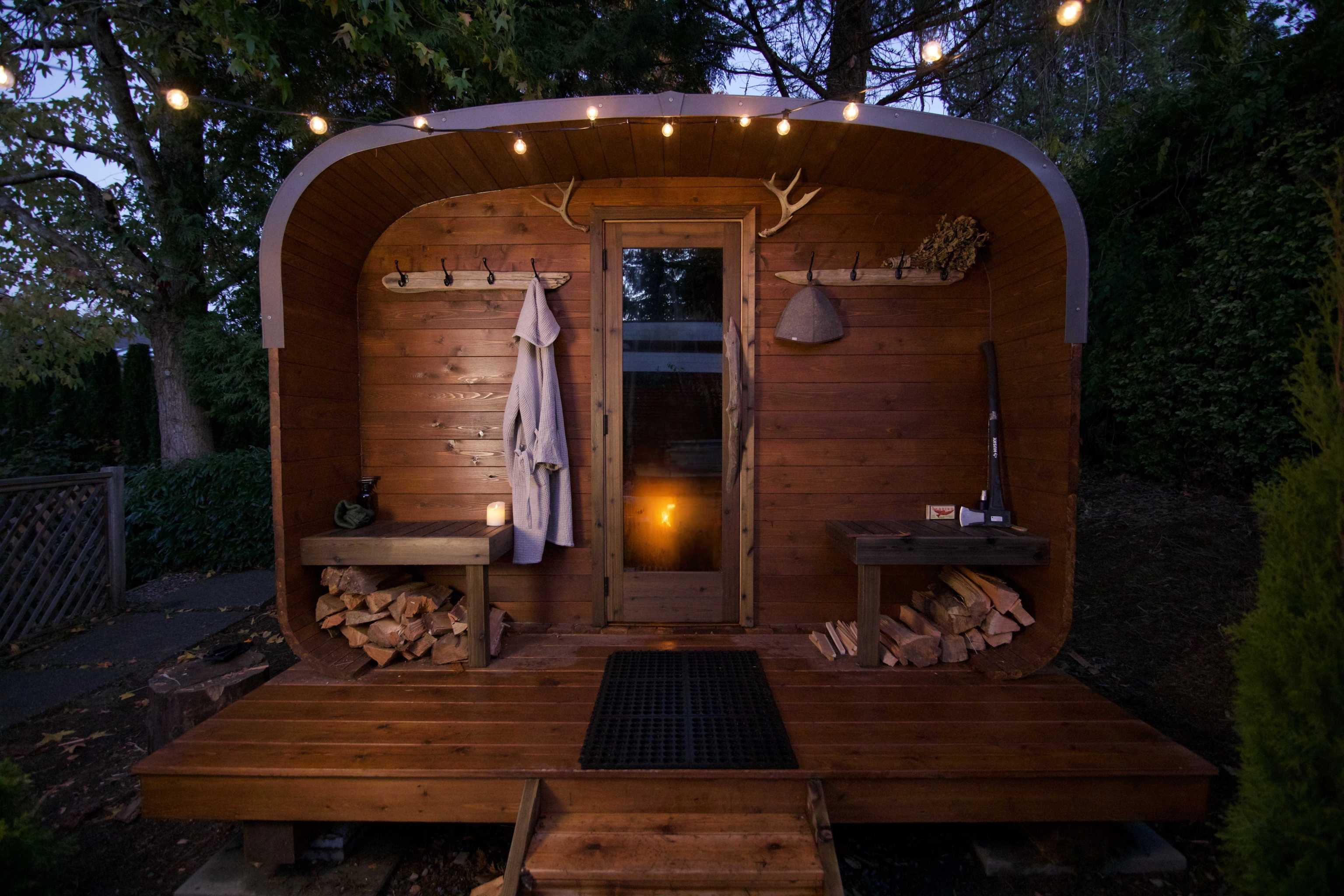 Finnish sauna at Serenity on Bowen